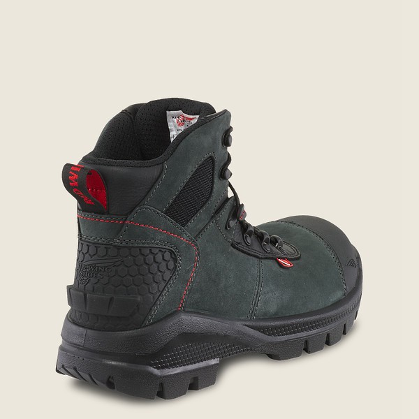 Botas de Seguridad Red Wing Hombre Azul Marino/Negros - Crv™ - 6-Inch Toe - 059-GBCKSY